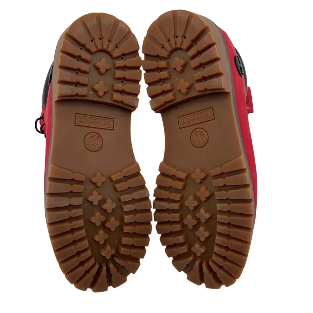 Timberland Premium Boot Primaloft 200g Leather Slip Resistant Red Us Size 6.5